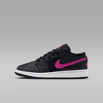 Air Jordan 1 Low SE – Anthracite / Laser Fuchsia Elephant Print