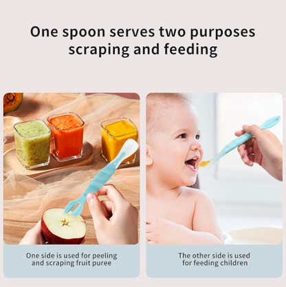 2-in-1 Masher and Silicone Spoon