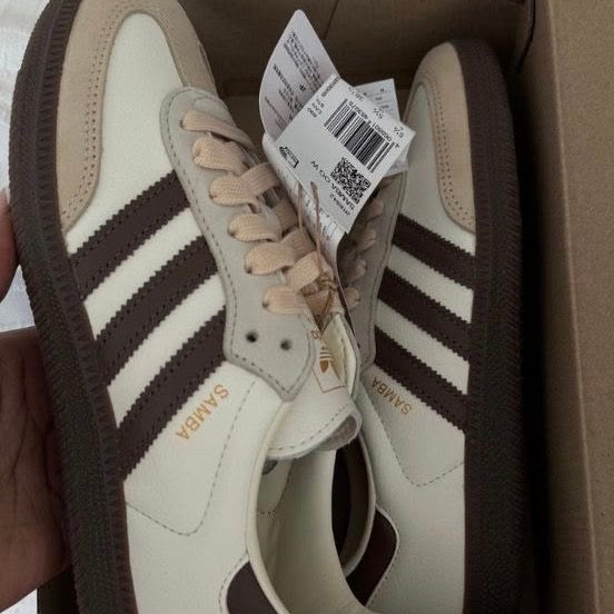 The Adidas Samba OG Cream/Brown