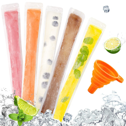 100 PCS Ice Popsicle Mold Bags