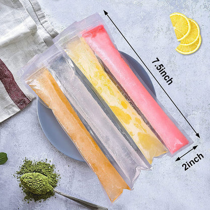 100 PCS Ice Popsicle Mold Bags