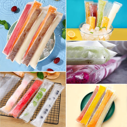 100 PCS Ice Popsicle Mold Bags